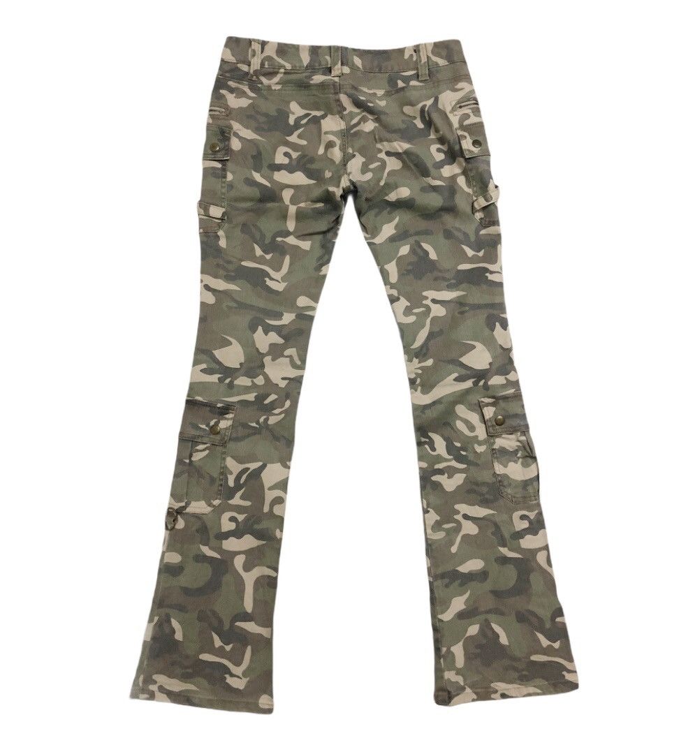 If Six Was Nine 💥Tribe culture💥 LUCCICA camo cargo flared pants Size US 31 - 7 Thumbnail