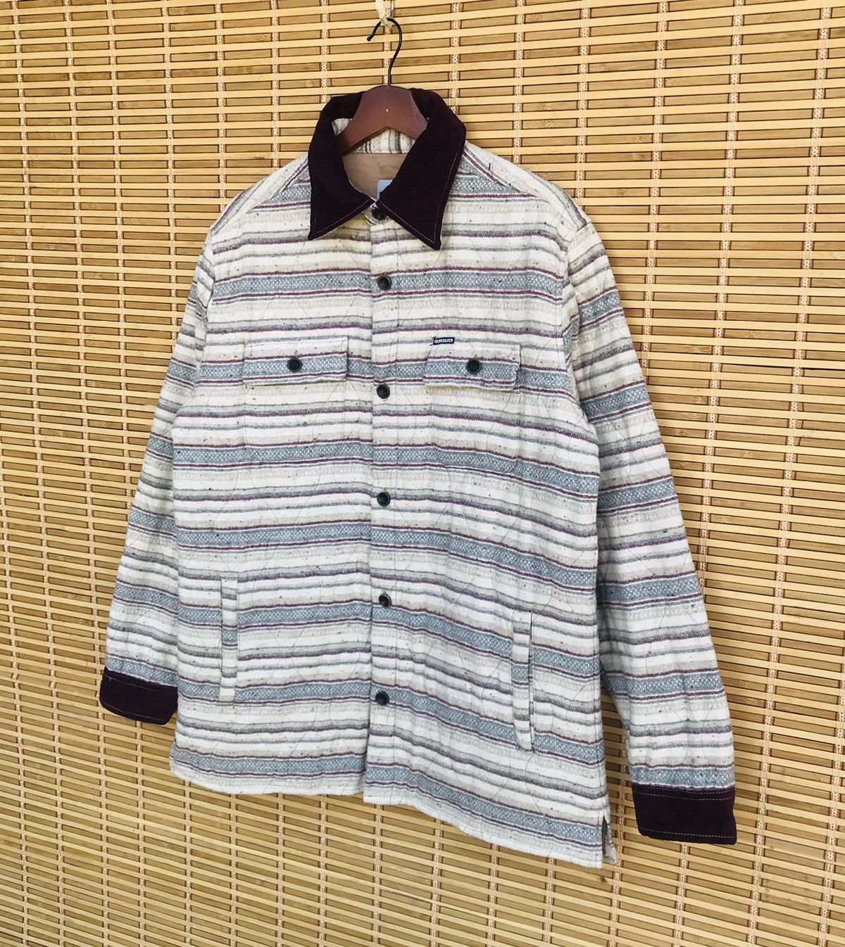 Native VINTAGE Quicksilver native western navajo quilted jacket Size US XL / EU 56 / 4 - 2 Thumbnail
