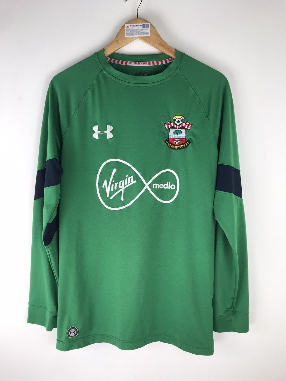Under Armour SOUTHAMPTON 2016/17 AWAY LONGSLEEVE UNDER ARMOUR,M SIZE Size US M / EU 48-50 / 2 - 1 Thumbnail