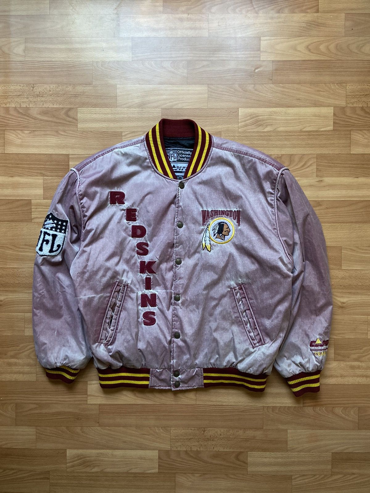 Vintage Washington Redskins 90s Satin Bomber Jacket – Archived Vintage