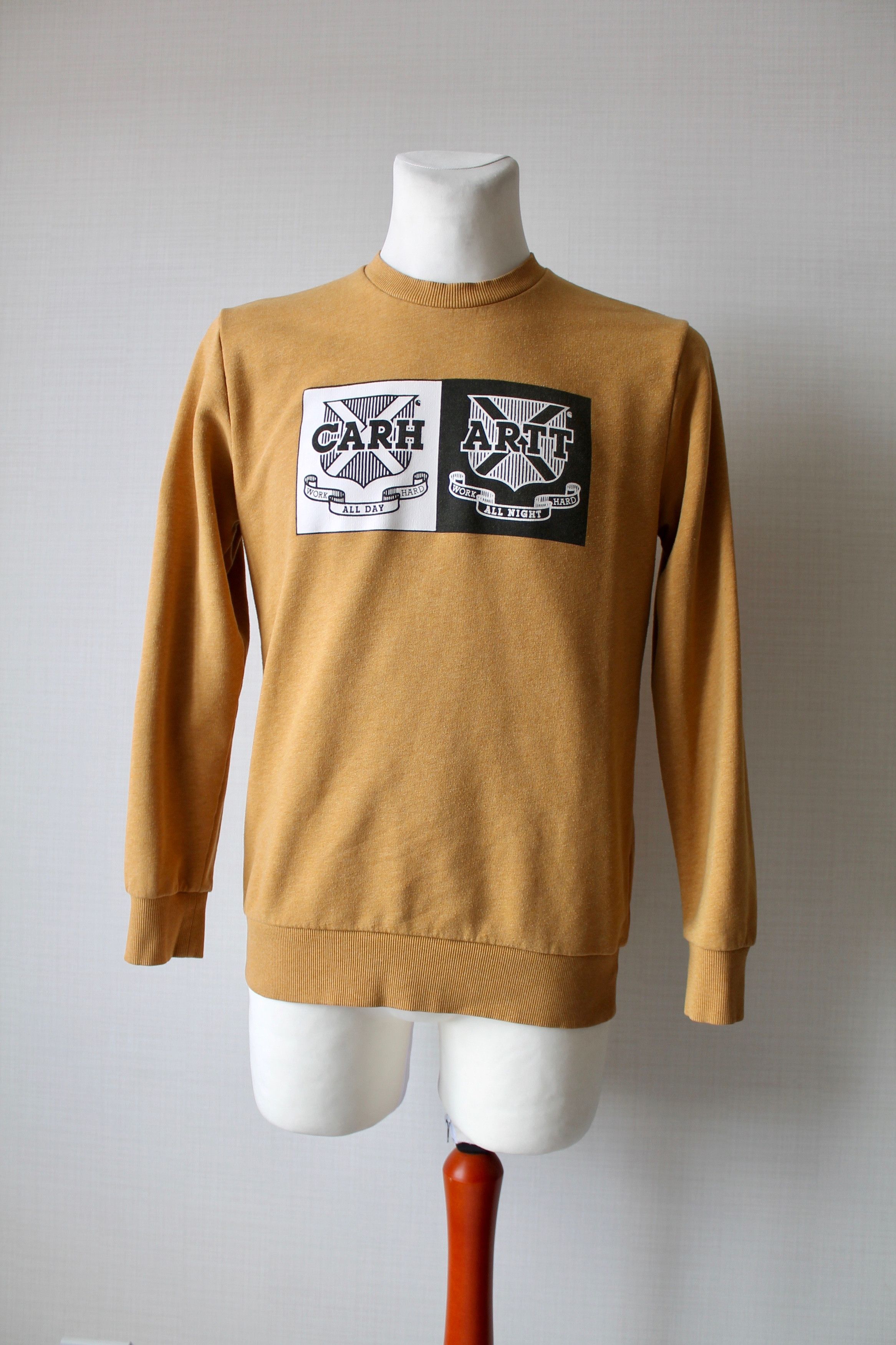 Carhartt Carhartt WIP Crest Sweat Sweatshirt Mustard Size US M / EU 48-50 / 2 - 3 Thumbnail
