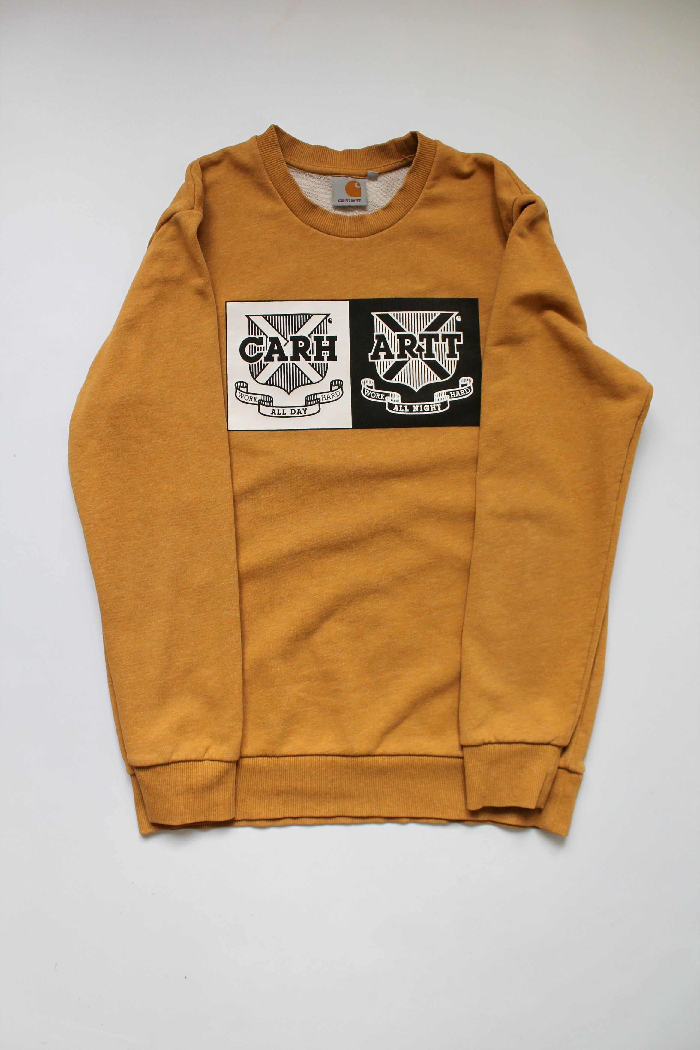 Carhartt Carhartt WIP Crest Sweat Sweatshirt Mustard Size US M / EU 48-50 / 2 - 8 Thumbnail