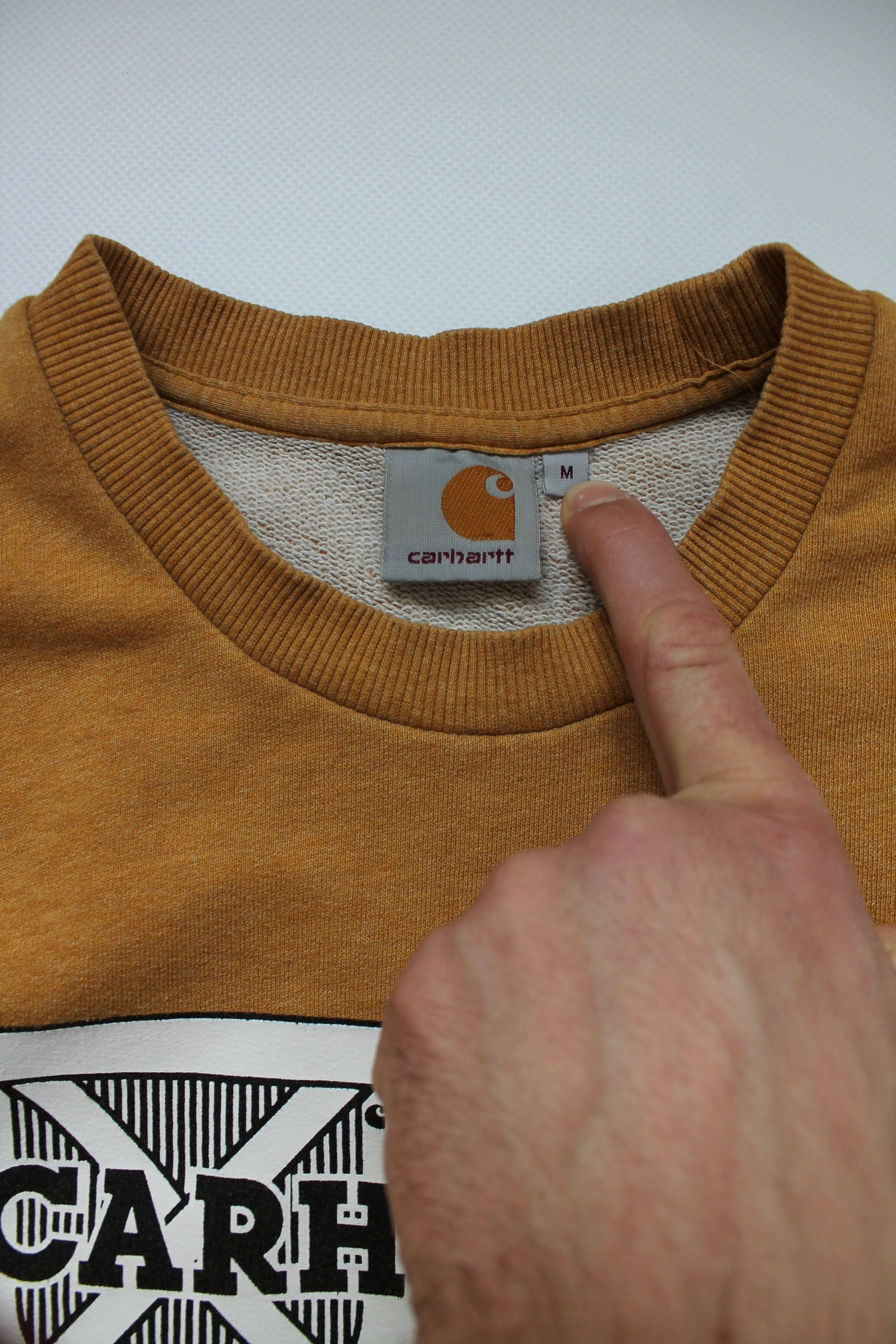 Carhartt Carhartt WIP Crest Sweat Sweatshirt Mustard Size US M / EU 48-50 / 2 - 7 Thumbnail