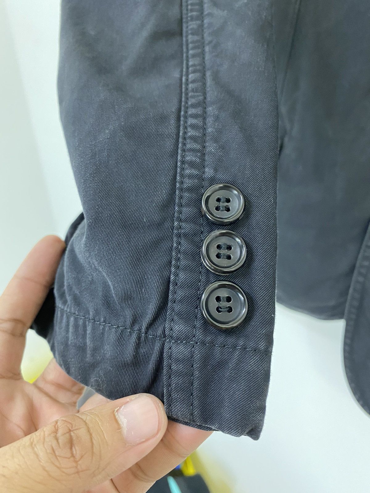 Comme des Garcons Homme Plus × Rei Kawakubo AD08 Comme Des Garçons Homme Suit Jacket Light Jacket Size US S / EU 44-46 / 1 - 8 Thumbnail