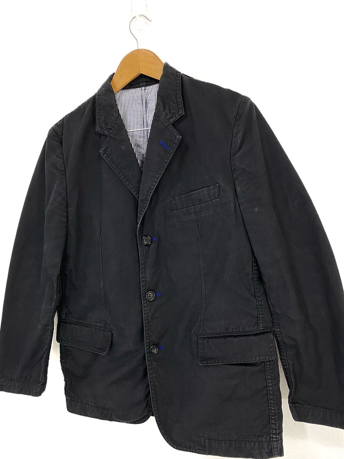 Comme des Garcons Homme Plus × Rei Kawakubo AD08 Comme Des Garçons Homme Suit Jacket Light Jacket Size US S / EU 44-46 / 1 - 4 Thumbnail