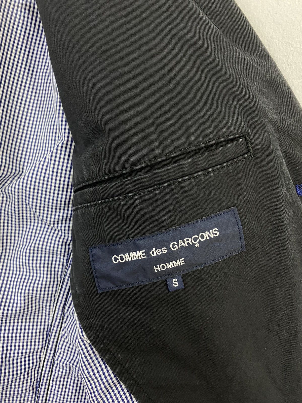 Comme des Garcons Homme Plus × Rei Kawakubo AD08 Comme Des Garçons Homme Suit Jacket Light Jacket Size US S / EU 44-46 / 1 - 5 Thumbnail