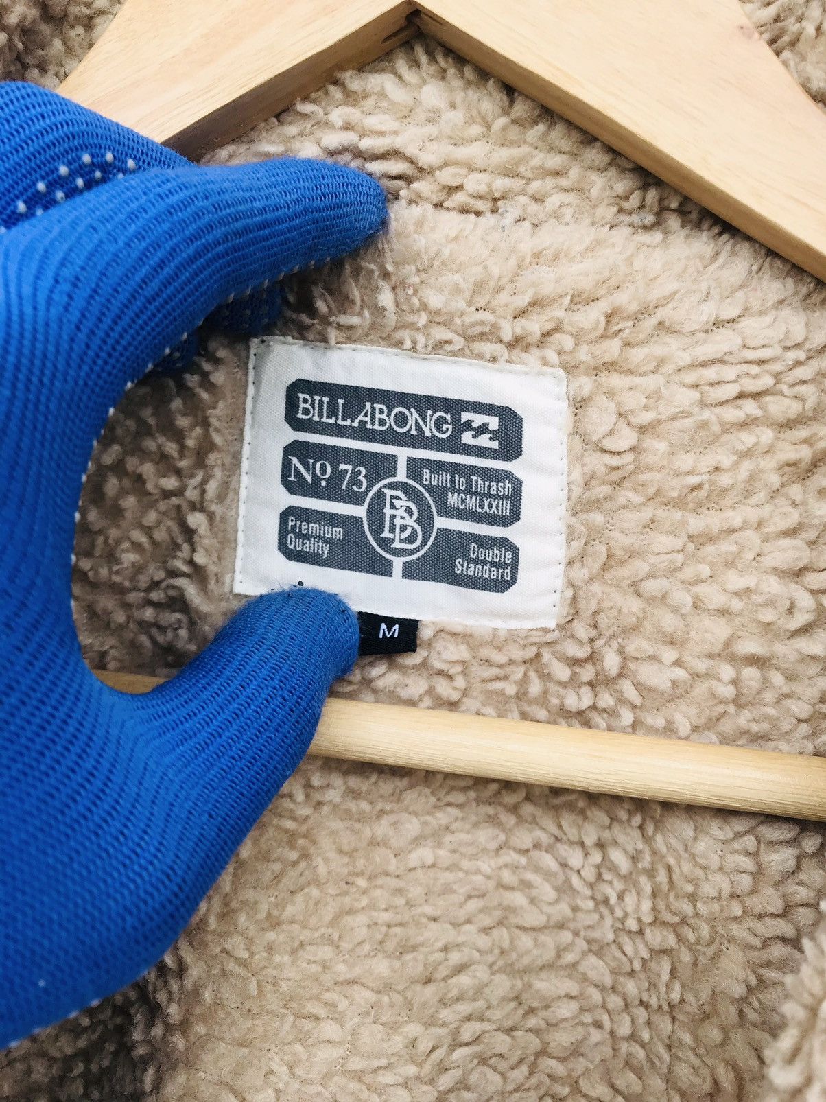 Billabong × Vintage Vintage Billabong Trucker jacket sherpa lining Size US M / EU 48-50 / 2 - 11 Thumbnail