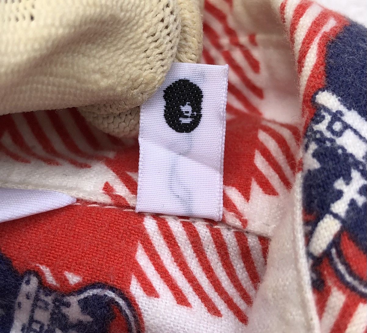 Bape Crown Ape Head Button Up S/S Shirt Size US M / EU 48-50 / 2 - 10 Thumbnail