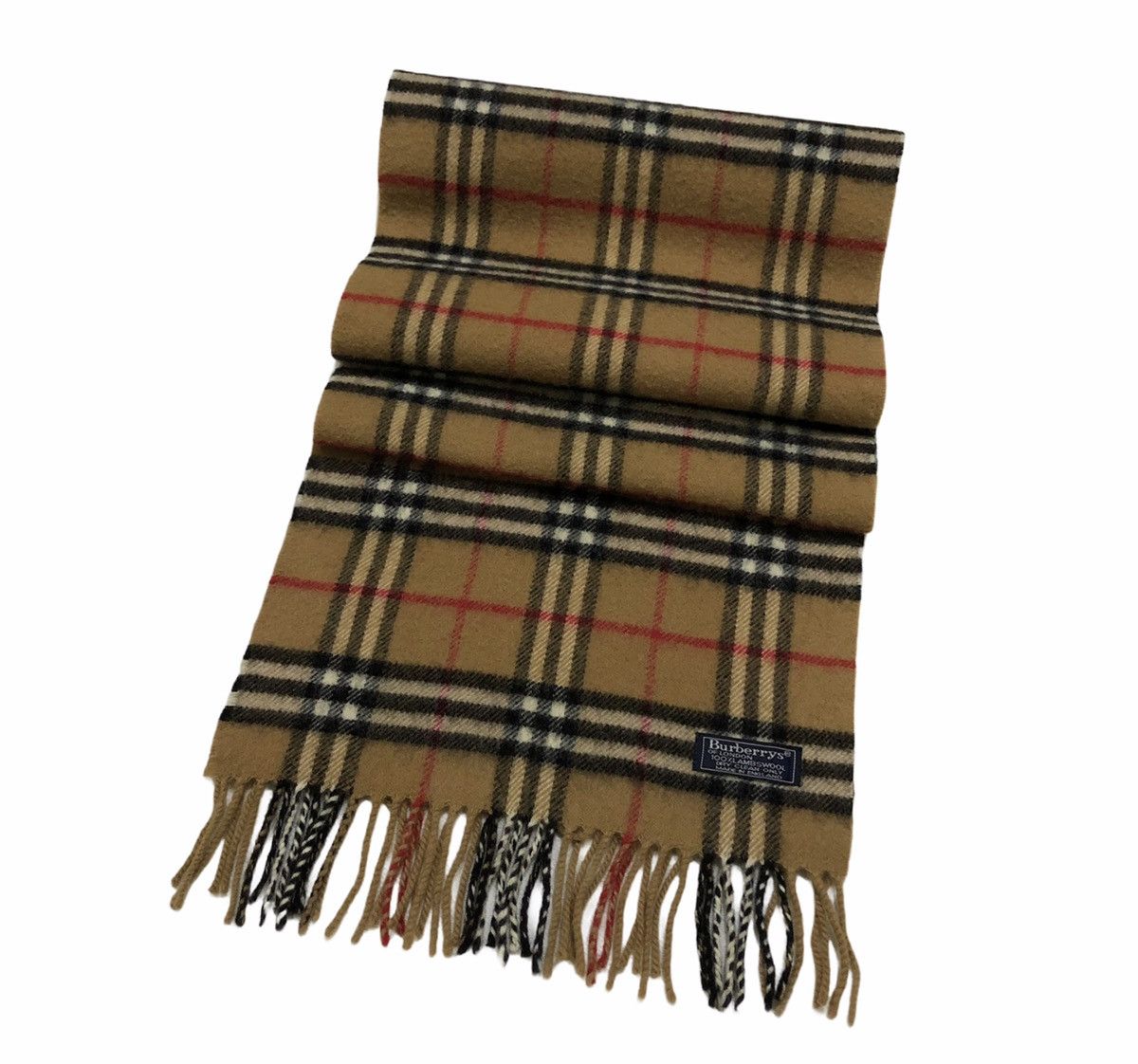 image of Vintage 90's Burberrys Of London Novacheck Scarves/ Muffler, Men's