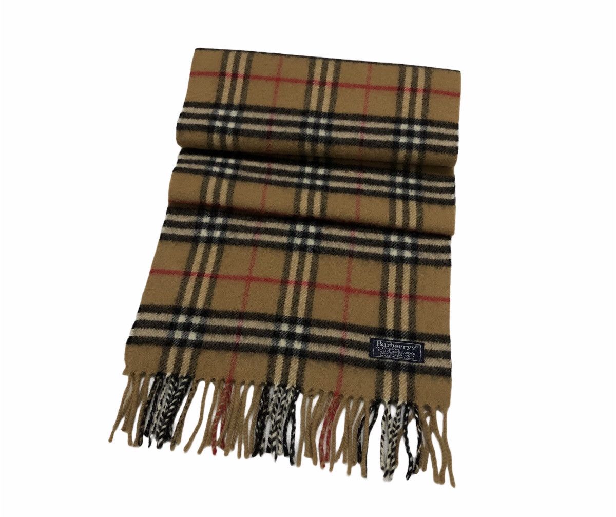 Burberry Vintage 90s Burberrys Of London Novacheck Scarves/ Muffler Size ONE SIZE - 3 Thumbnail