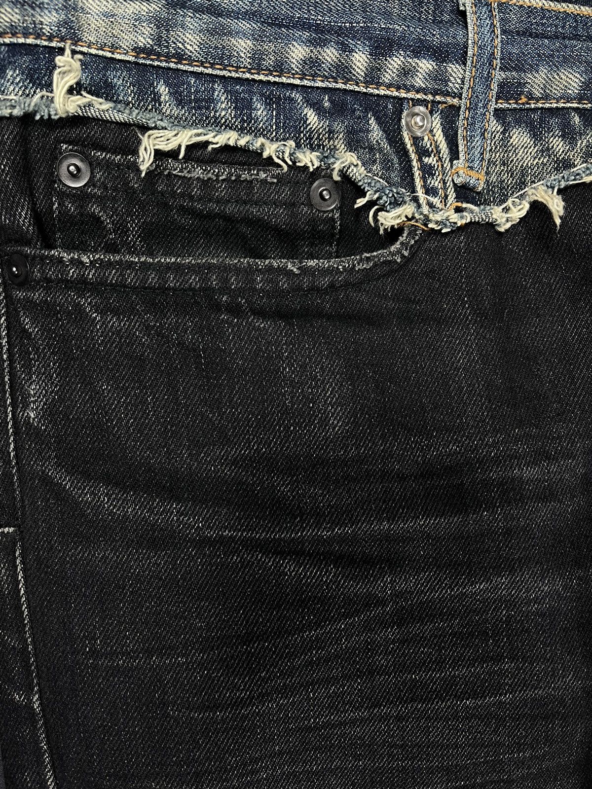 Dior × Hedi Slimane Dior Homme - AW06 Cummerbund Bootcut Denim Size US 30 / EU 46 - 2 Thumbnail