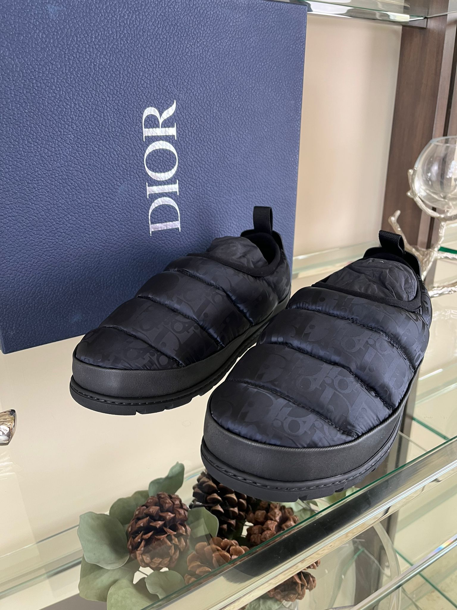Dior Snow Slipper Oblique in Black Size US 9 / EU 42 - 11 Thumbnail