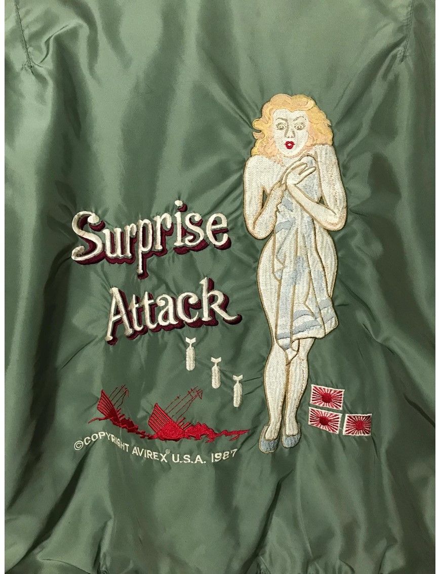 Avirex Vintage Surprise Attack Avirex USA Flyer’s Man Intermediate Size US L / EU 52-54 / 3 - 7 Thumbnail