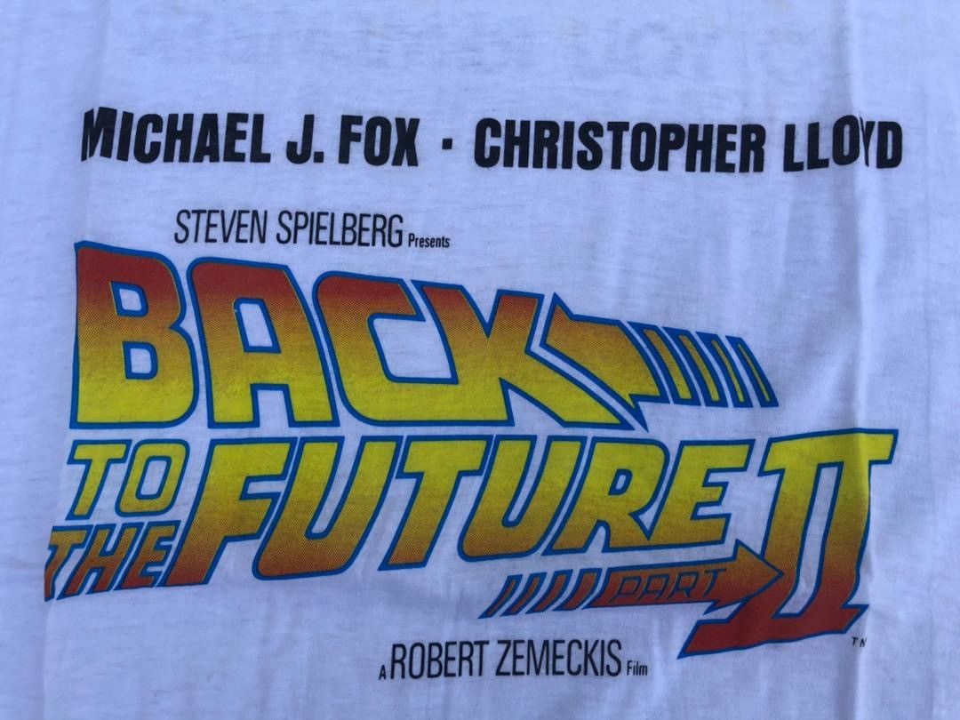 Vintage Vintage BACK TO THE FUTURE 2 80s movie promo Size US M / EU 48-50 / 2 - 2 Thumbnail