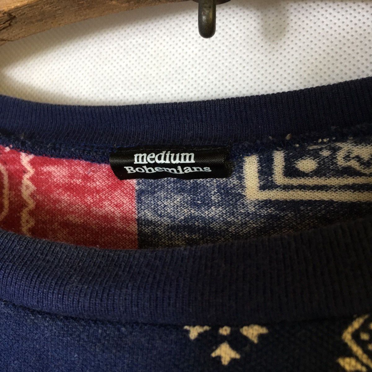 Japanese Brand Rare!! Bohemians Bandana Paisley Long Sleeves Tshirt Size US M / EU 48-50 / 2 - 4 Thumbnail