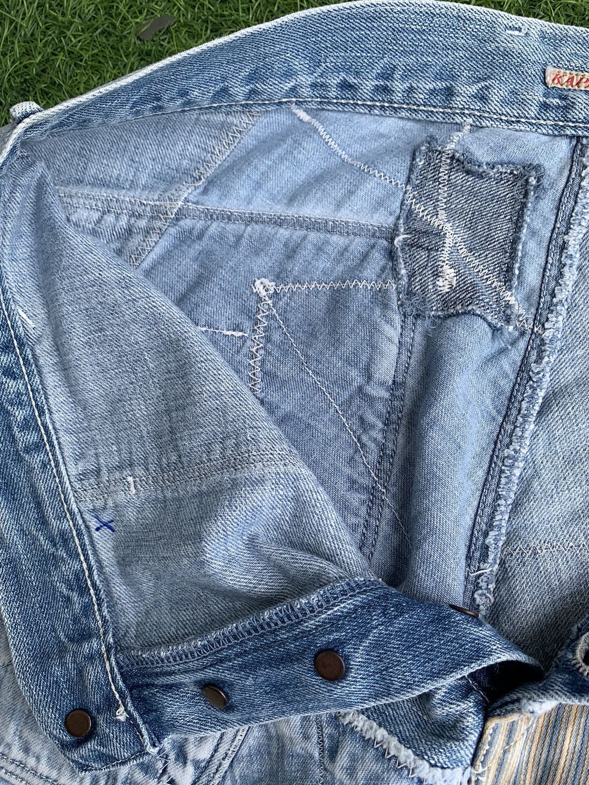 Kapital 🔥Insane Design Vintage Kapital Patch Work Denim Jeans Size US 32 / EU 48 - 16 Thumbnail