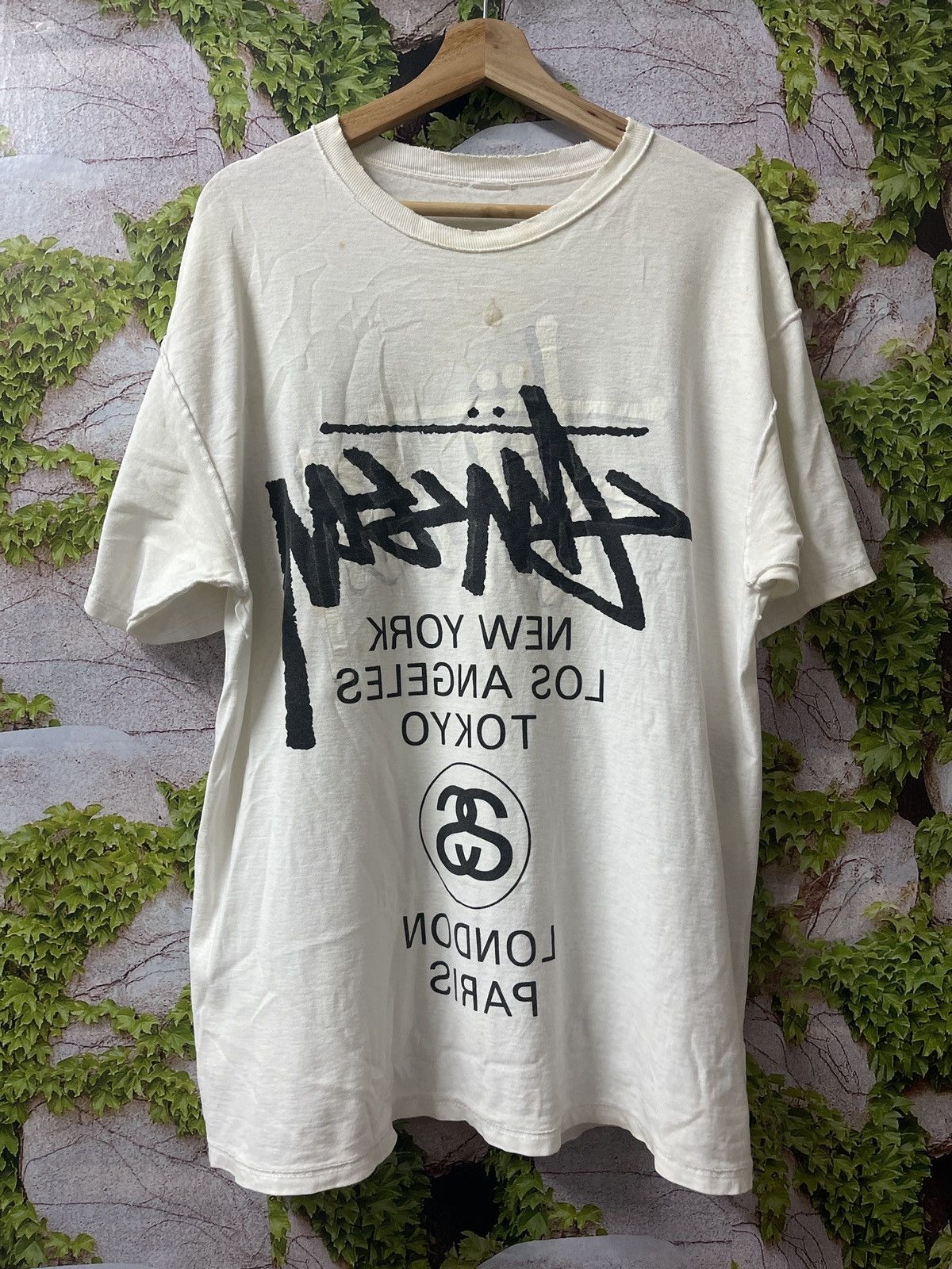 Stussy VINTAGE STUSSY RIVERSIBLE WORLD TOUR VERY RARE Size US L / EU 52-54 / 3 - 5 Thumbnail
