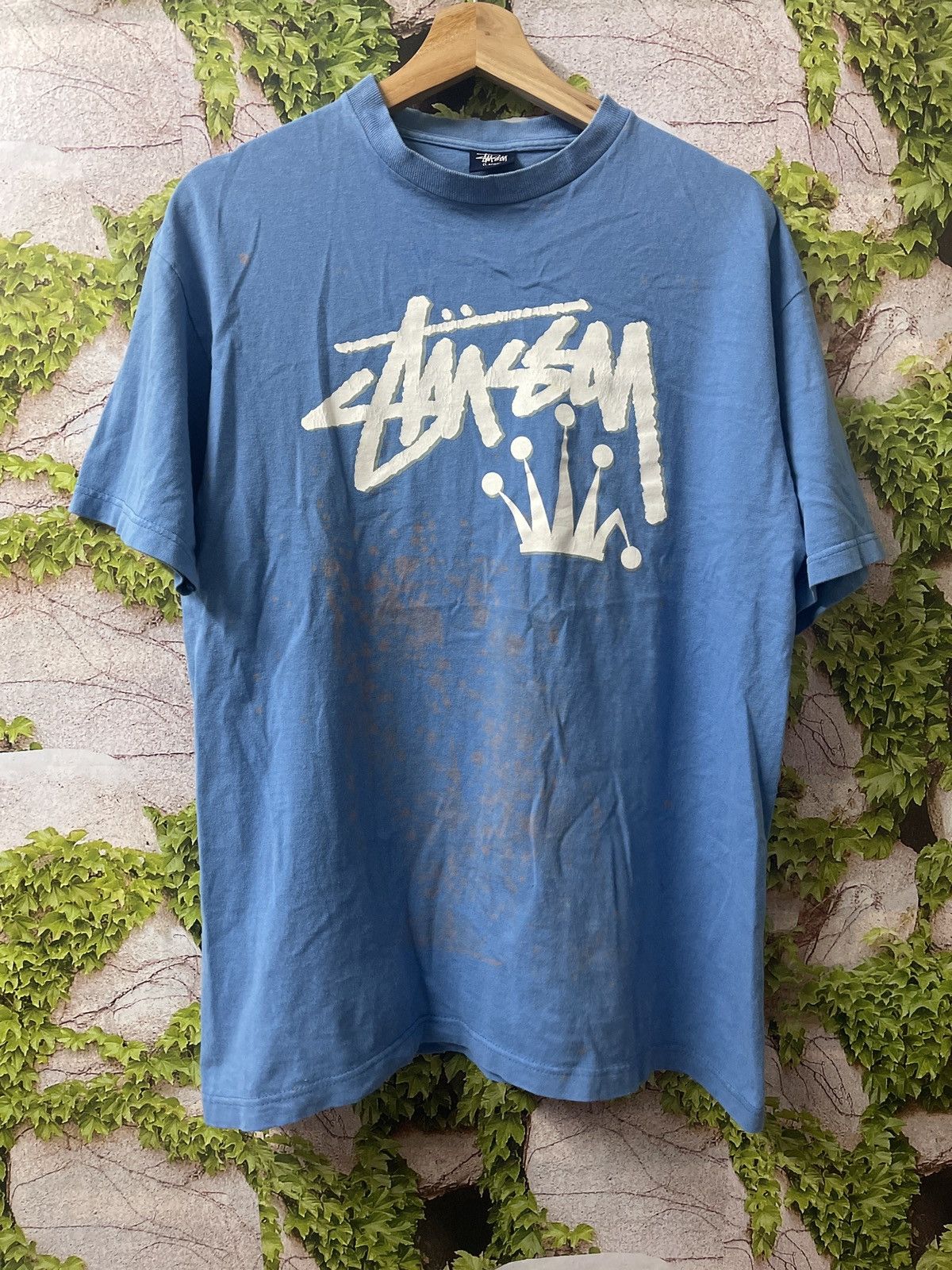 image of Stussy Rolex Logo Very in Blue, Men's (Size Large)