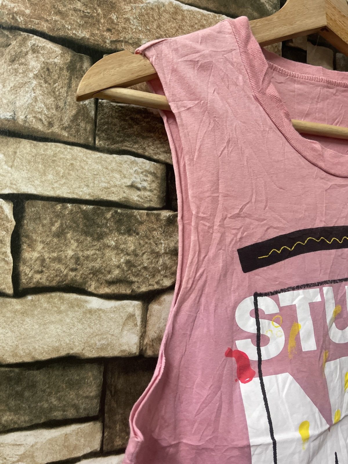 Stussy × Vintage VINTAGE STUSSY N.4 T-SHIRT VERY RARE Size US XS / EU 42 / 0 - 3 Thumbnail