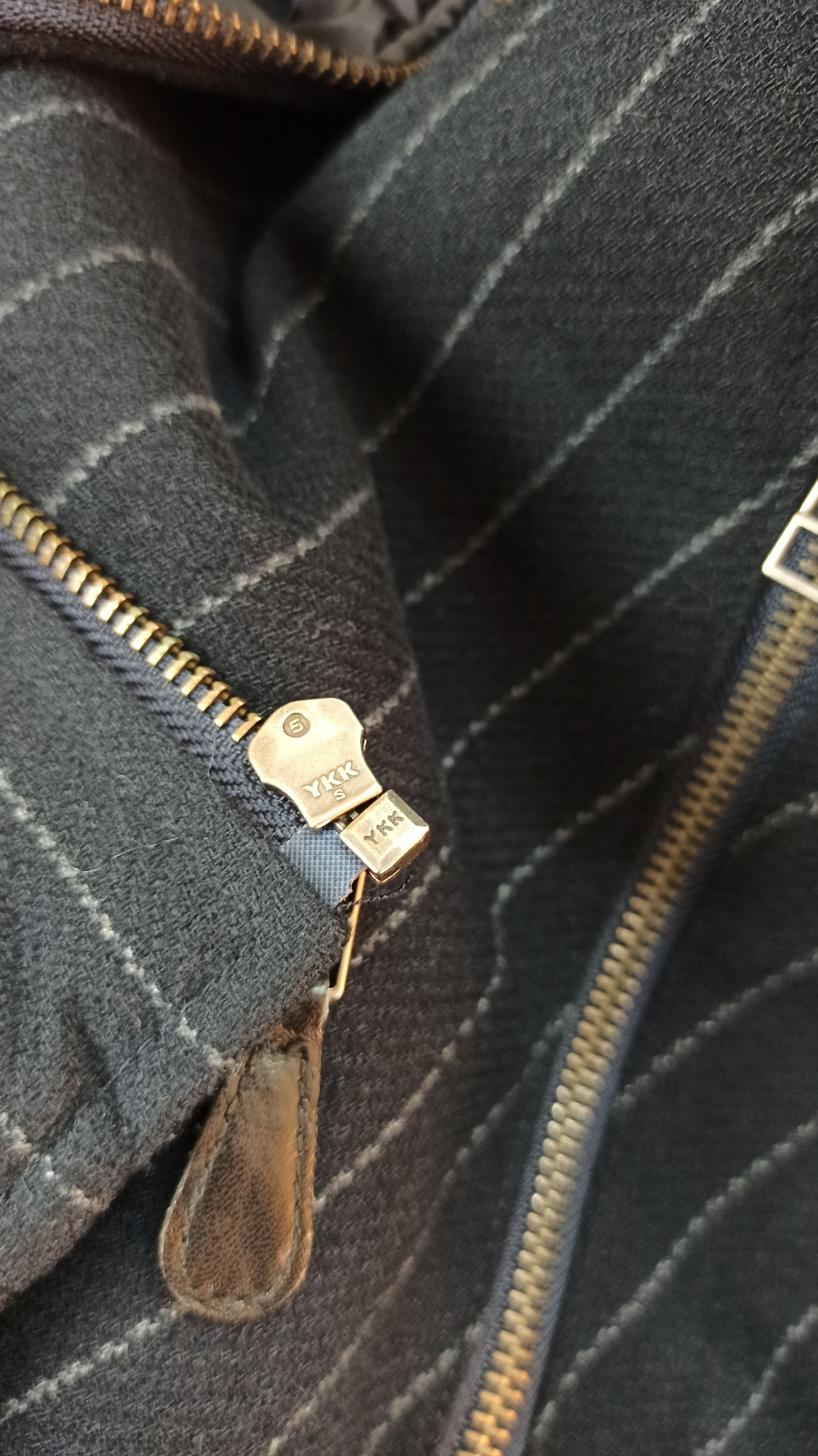 Japanese Brand 🔥STEALS🔥 G.U Hickory Stripe 100% Wool Varsity Jacket Size US L / EU 52-54 / 3 - 7 Thumbnail