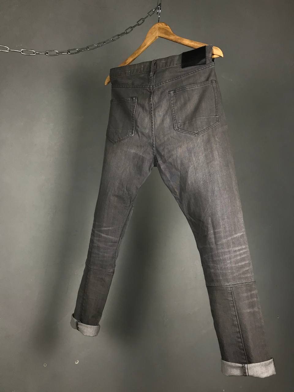 Allsaints Allsaints luxury streetwear gray denim jeans Size US 30 / EU 46 - 9 Thumbnail