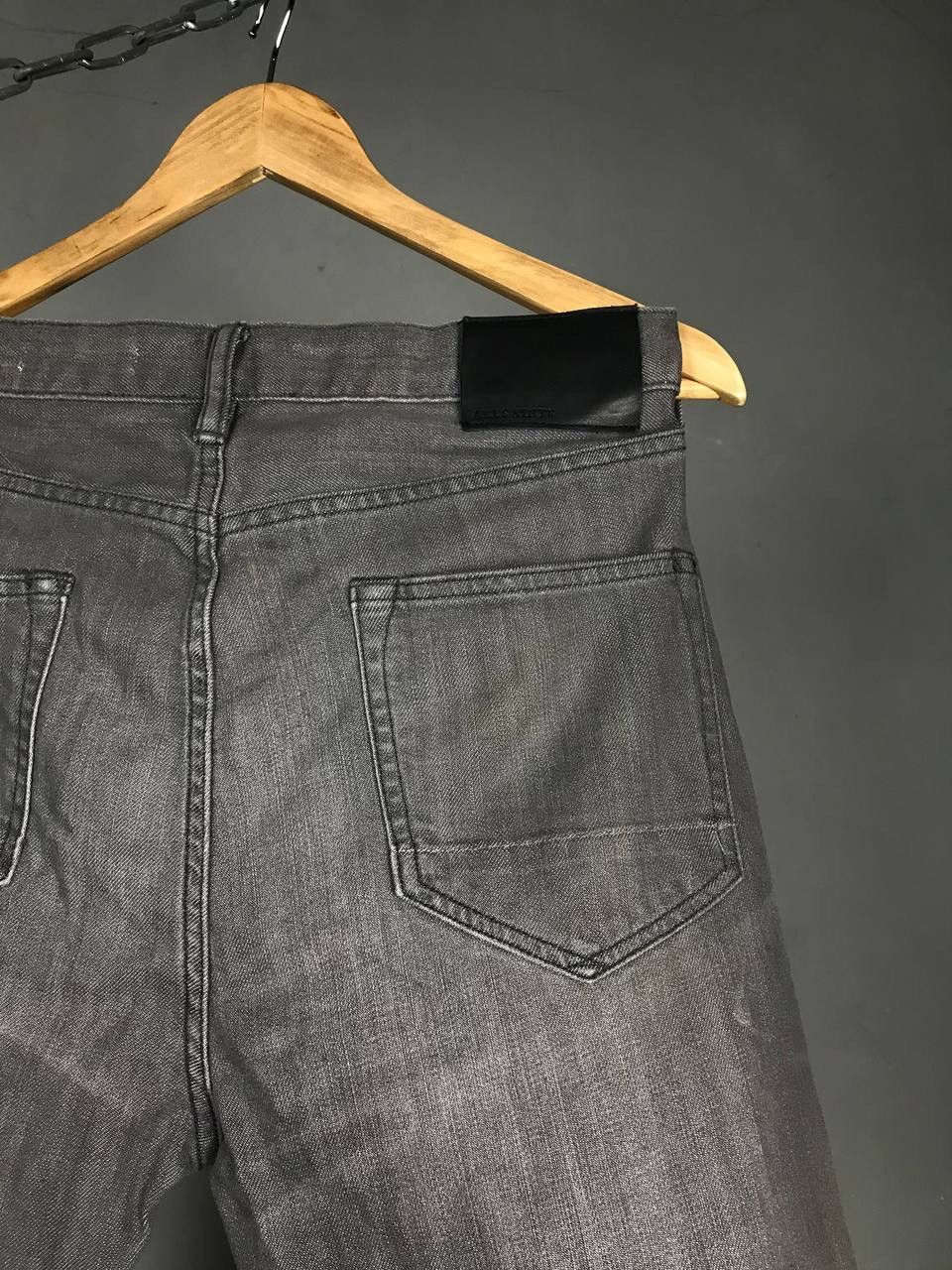Allsaints Allsaints luxury streetwear gray denim jeans Size US 30 / EU 46 - 10 Thumbnail