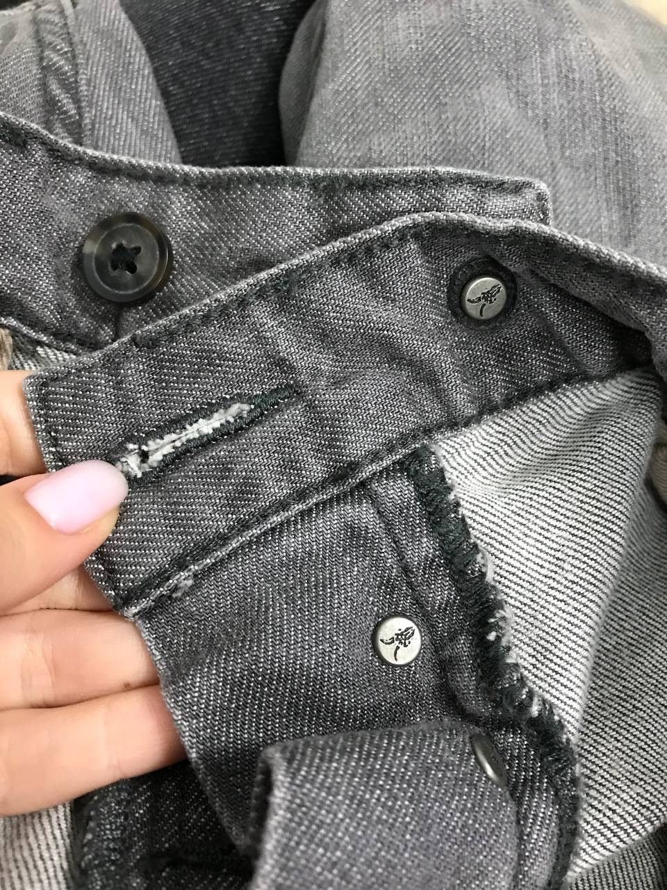 Allsaints Allsaints luxury streetwear gray denim jeans Size US 30 / EU 46 - 6 Thumbnail