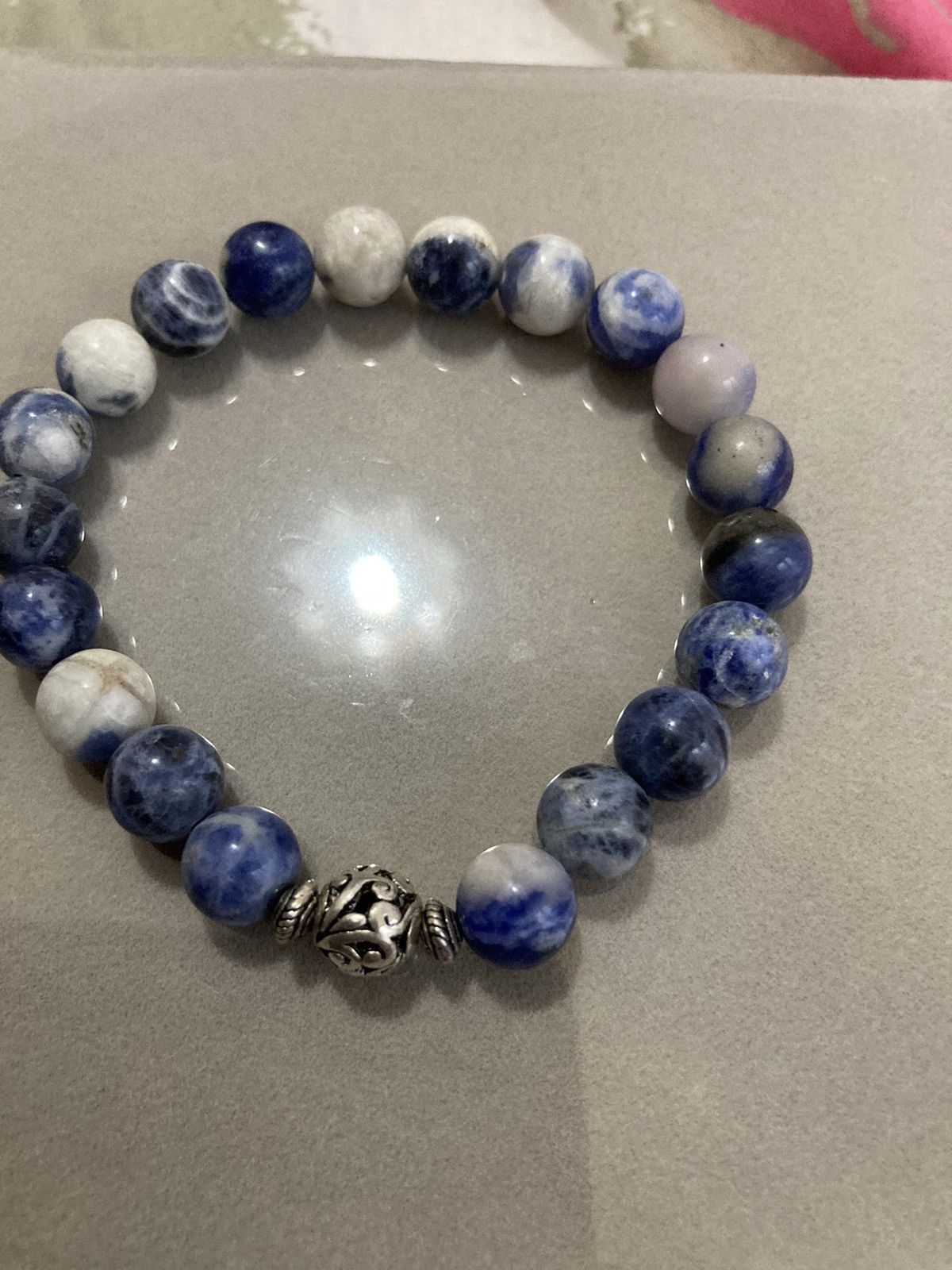 Handmade SALE Sodalite beaded bracelet Size ONE SIZE - 1 Thumbnail