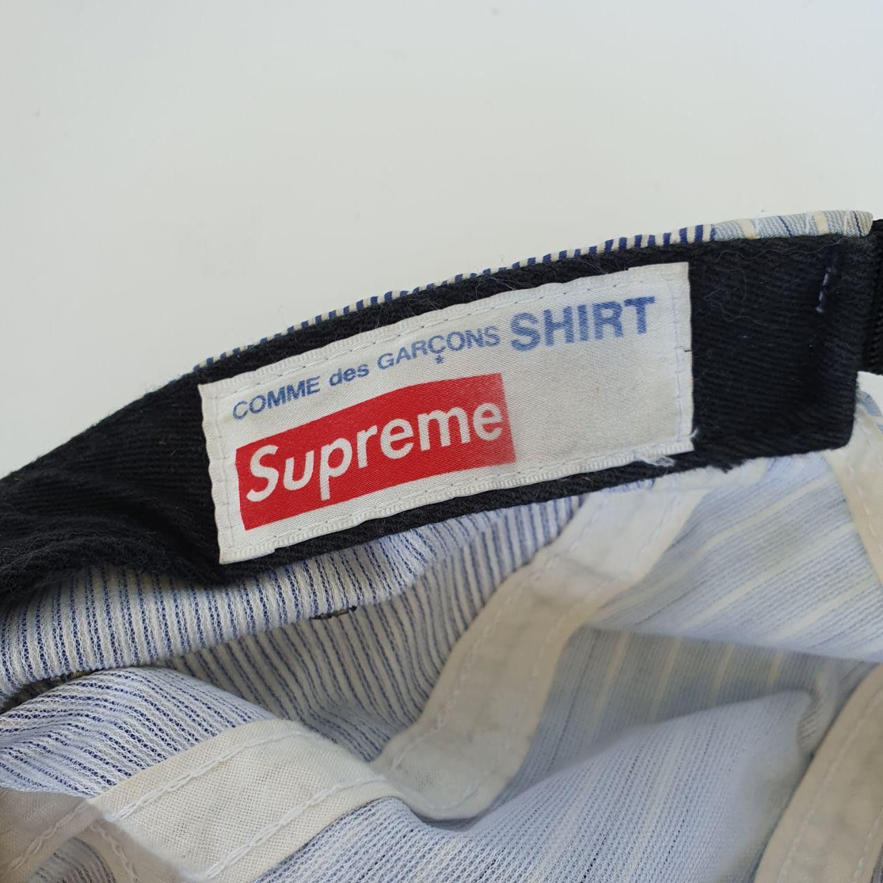 Comme des Garcons × Supreme Rare Supreme & Comme des Garcons Cap made in USA Size ONE SIZE - 8 Thumbnail