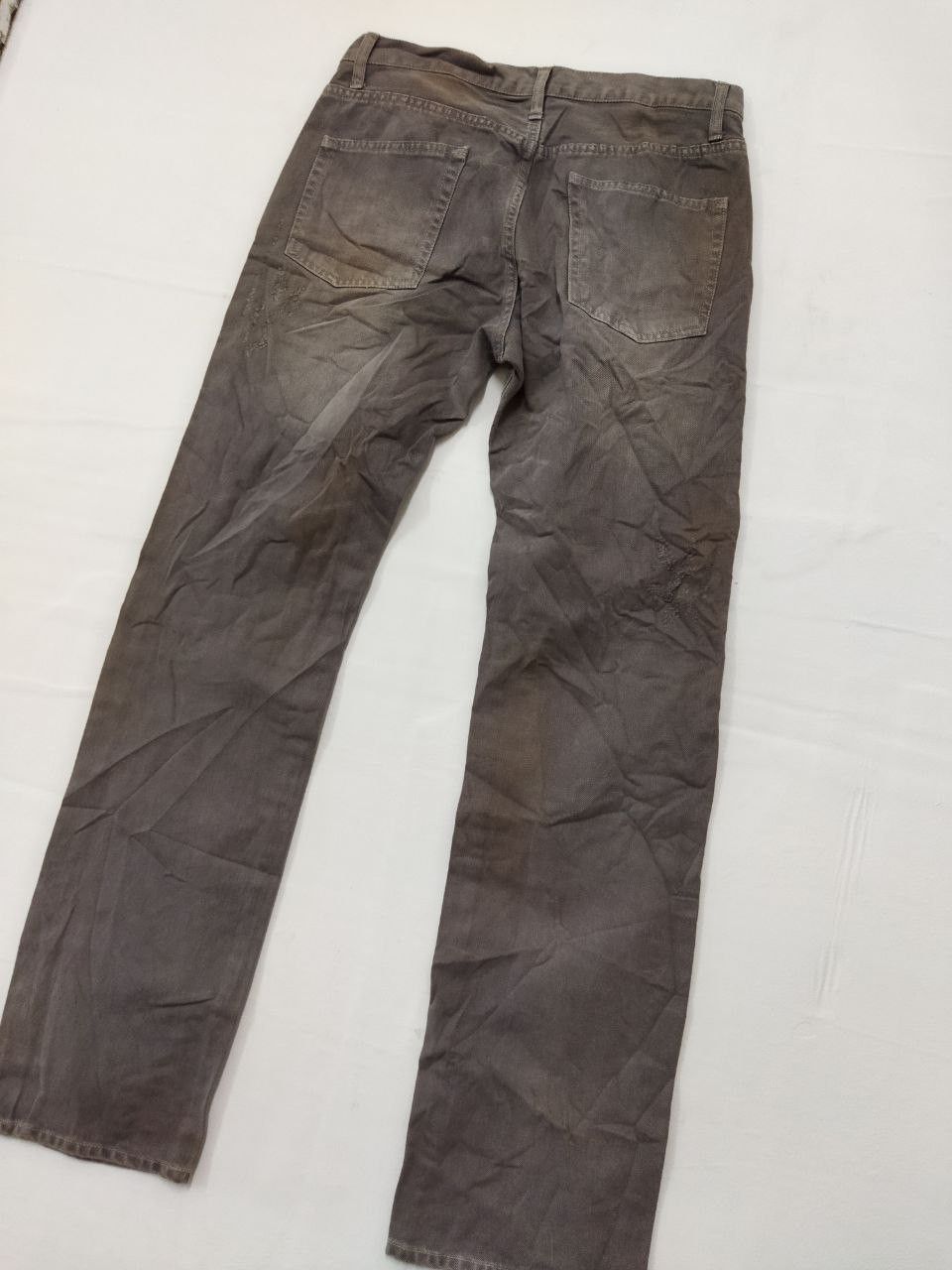 Japanese Brand × Takeo Kikuchi Rare!! Japanese TAKEO KIKUCHI Distressed Design Jeans Size US 32 / EU 48 - 4 Thumbnail