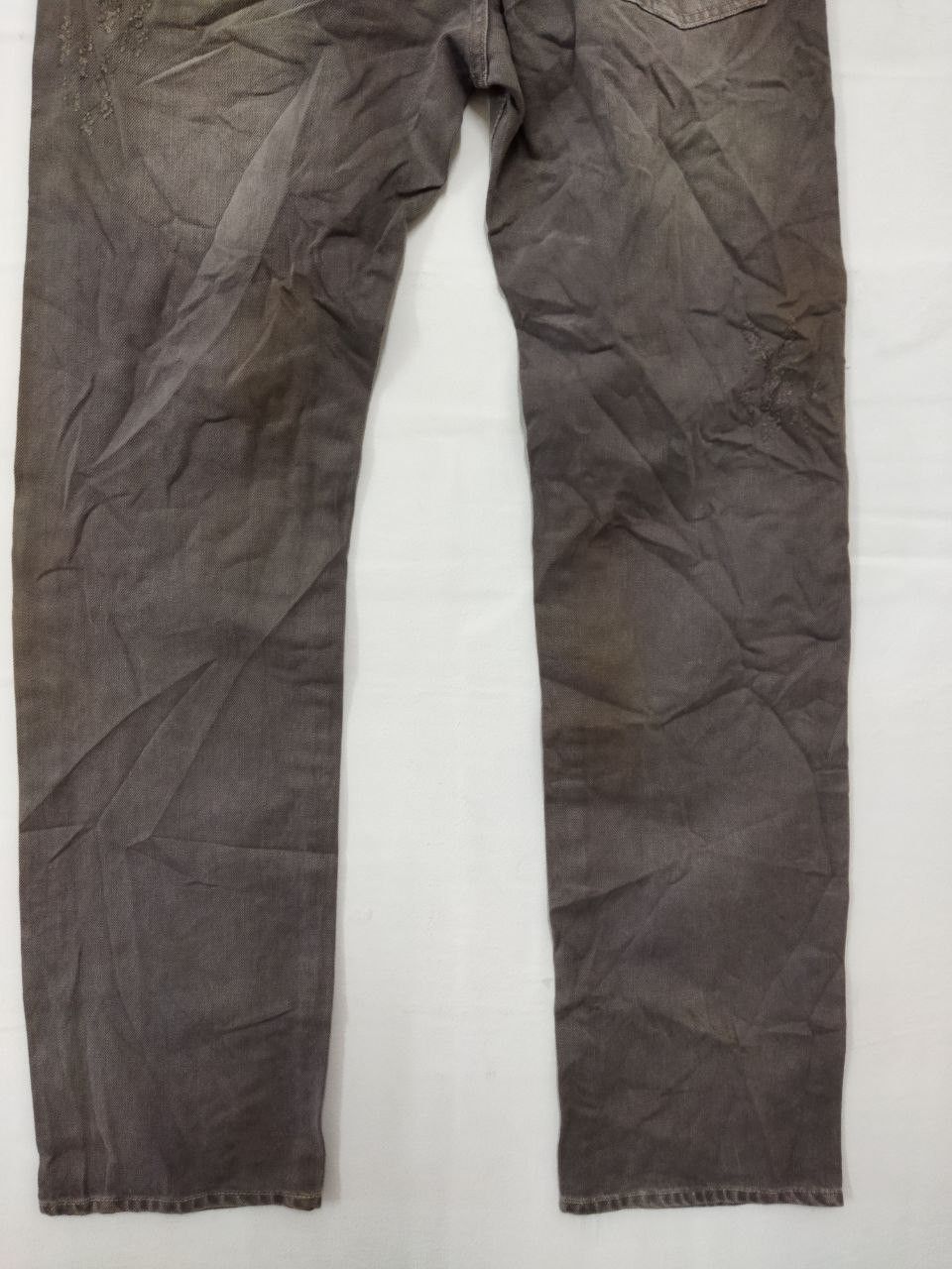 Japanese Brand × Takeo Kikuchi Rare!! Japanese TAKEO KIKUCHI Distressed Design Jeans Size US 32 / EU 48 - 6 Thumbnail