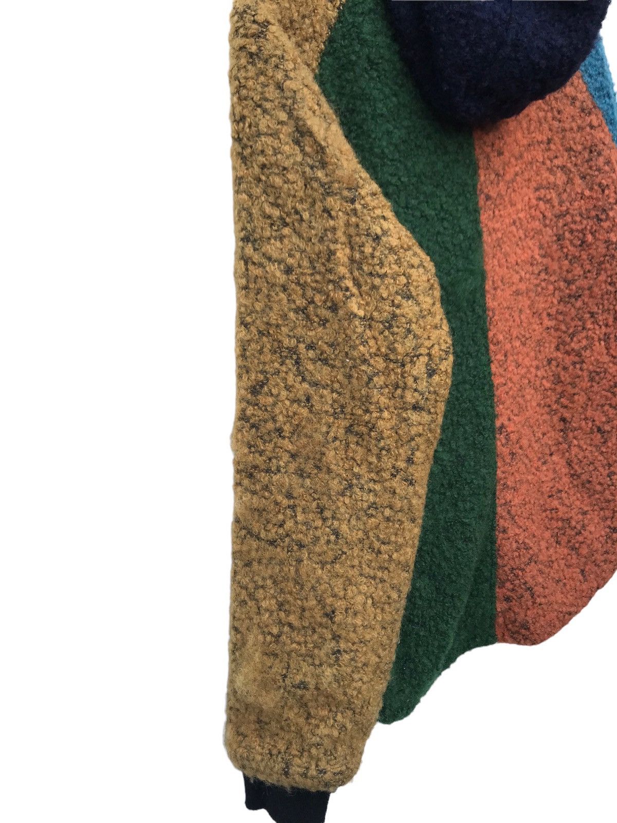 Go Slow Caravan Fleece Duffel Hoodie Colourblock Jacket