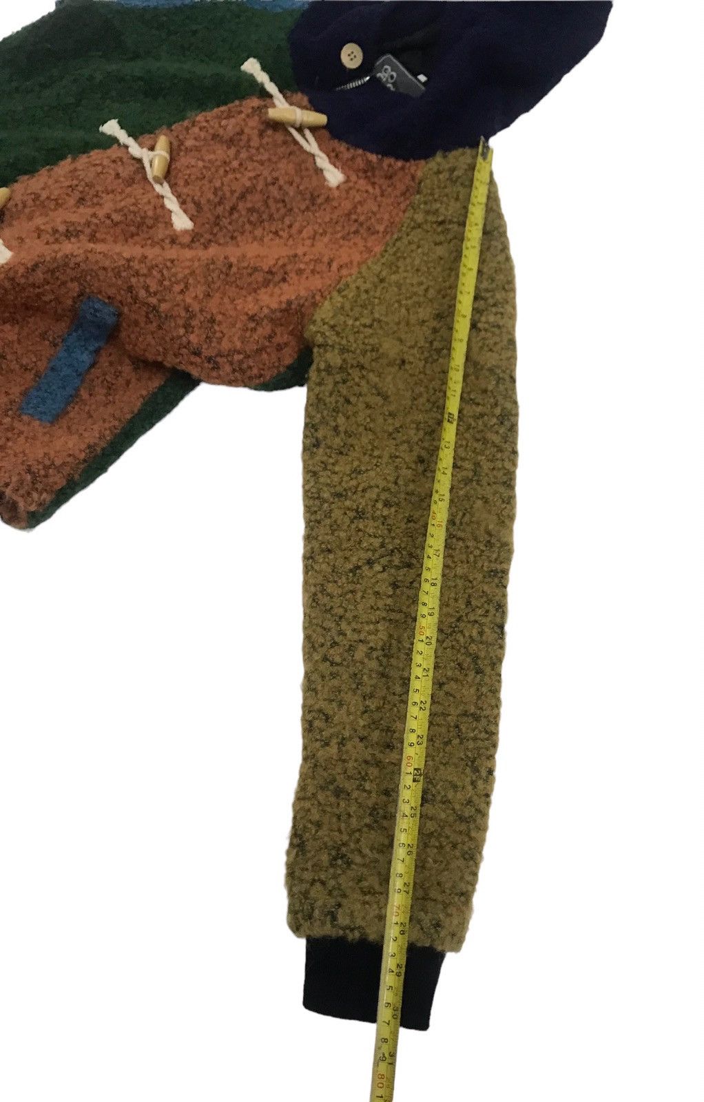 Go Slow Caravan Fleece Duffel Hoodie Colourblock Jacket