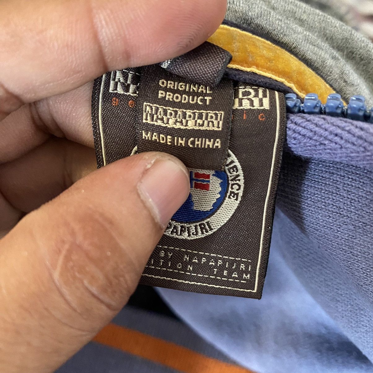 Napapijri Vintage Napapijri Expedition Experience Half Zipped Hoodie Size US S / EU 44-46 / 1 - 20 Thumbnail