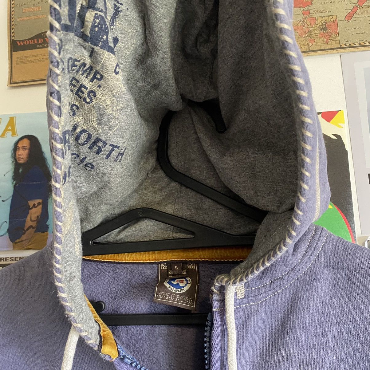 Napapijri Vintage Napapijri Expedition Experience Half Zipped Hoodie Size US S / EU 44-46 / 1 - 11 Thumbnail