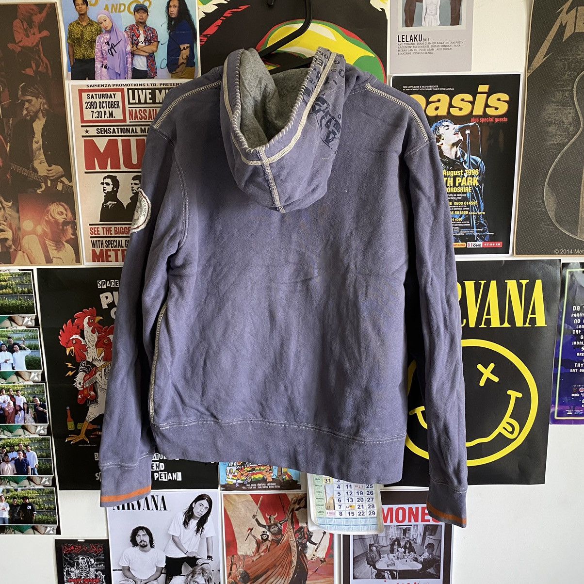 Napapijri Vintage Napapijri Expedition Experience Half Zipped Hoodie Size US S / EU 44-46 / 1 - 13 Thumbnail