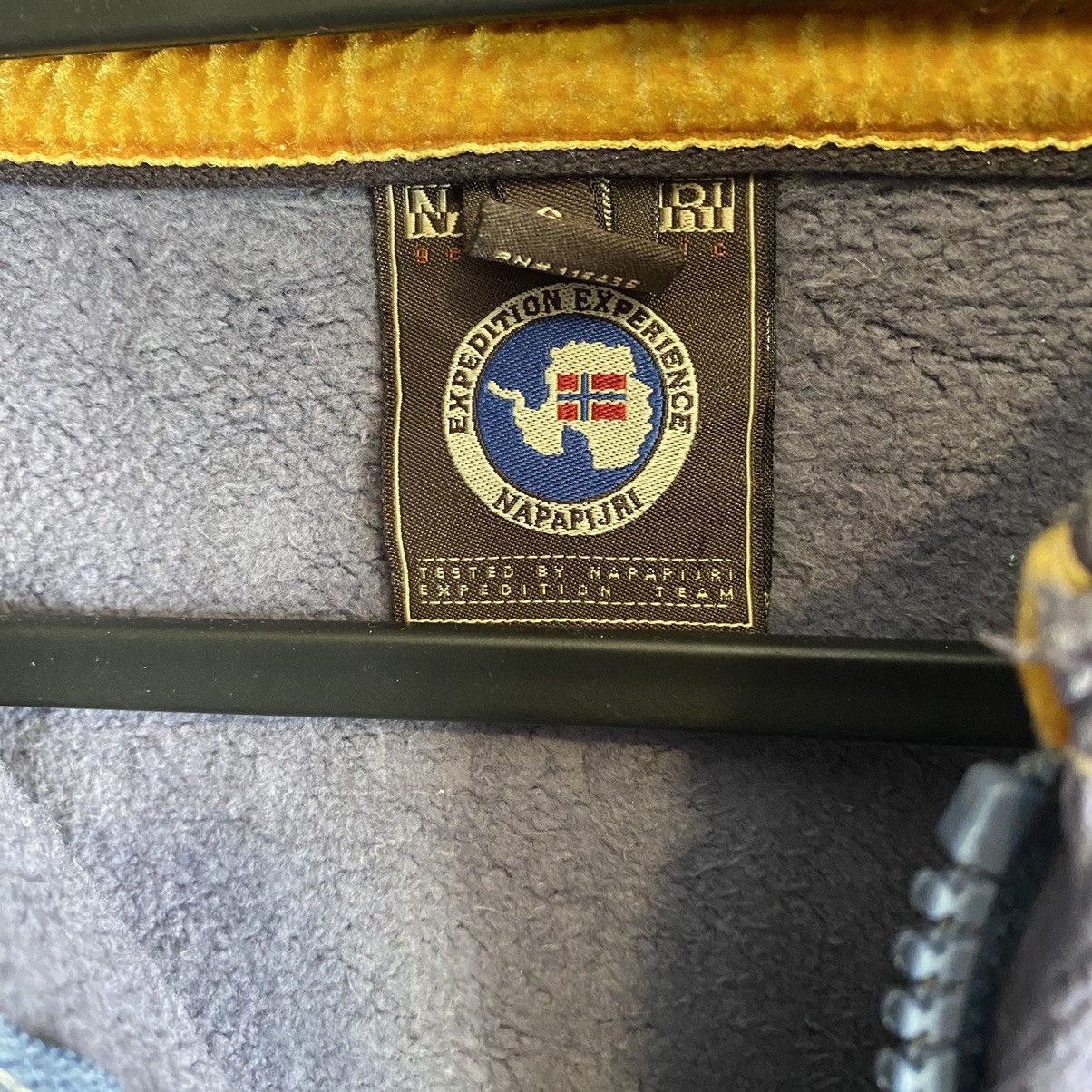 Napapijri Vintage Napapijri Expedition Experience Half Zipped Hoodie Size US S / EU 44-46 / 1 - 6 Thumbnail