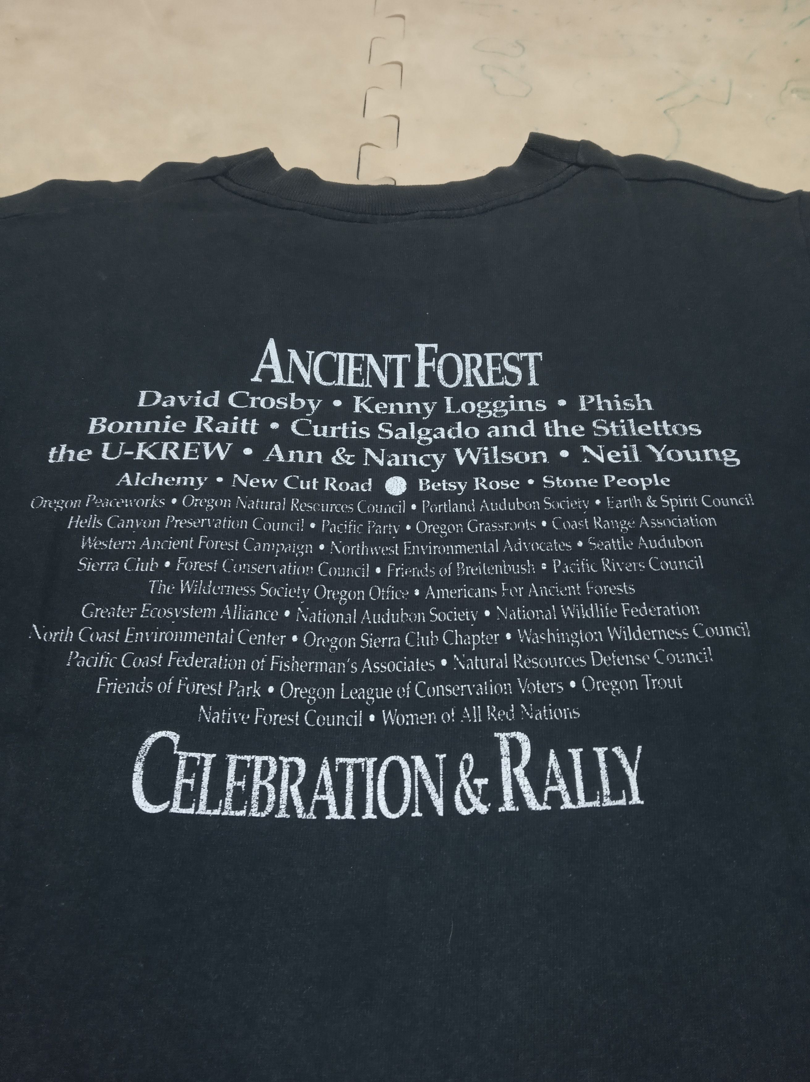 Band Tees Ancient Forest Celebration & Rally 1993 Size US S / EU 44-46 / 1 - 4 Thumbnail