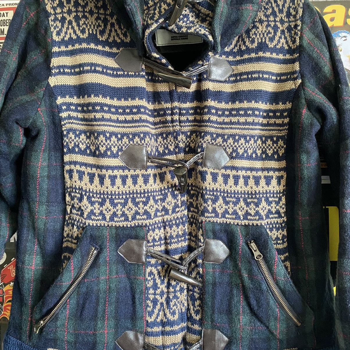 Vintage Vintage Japanese Knitted Duffle Hoodie Jacket Size US S / EU 44-46 / 1 - 2 Thumbnail