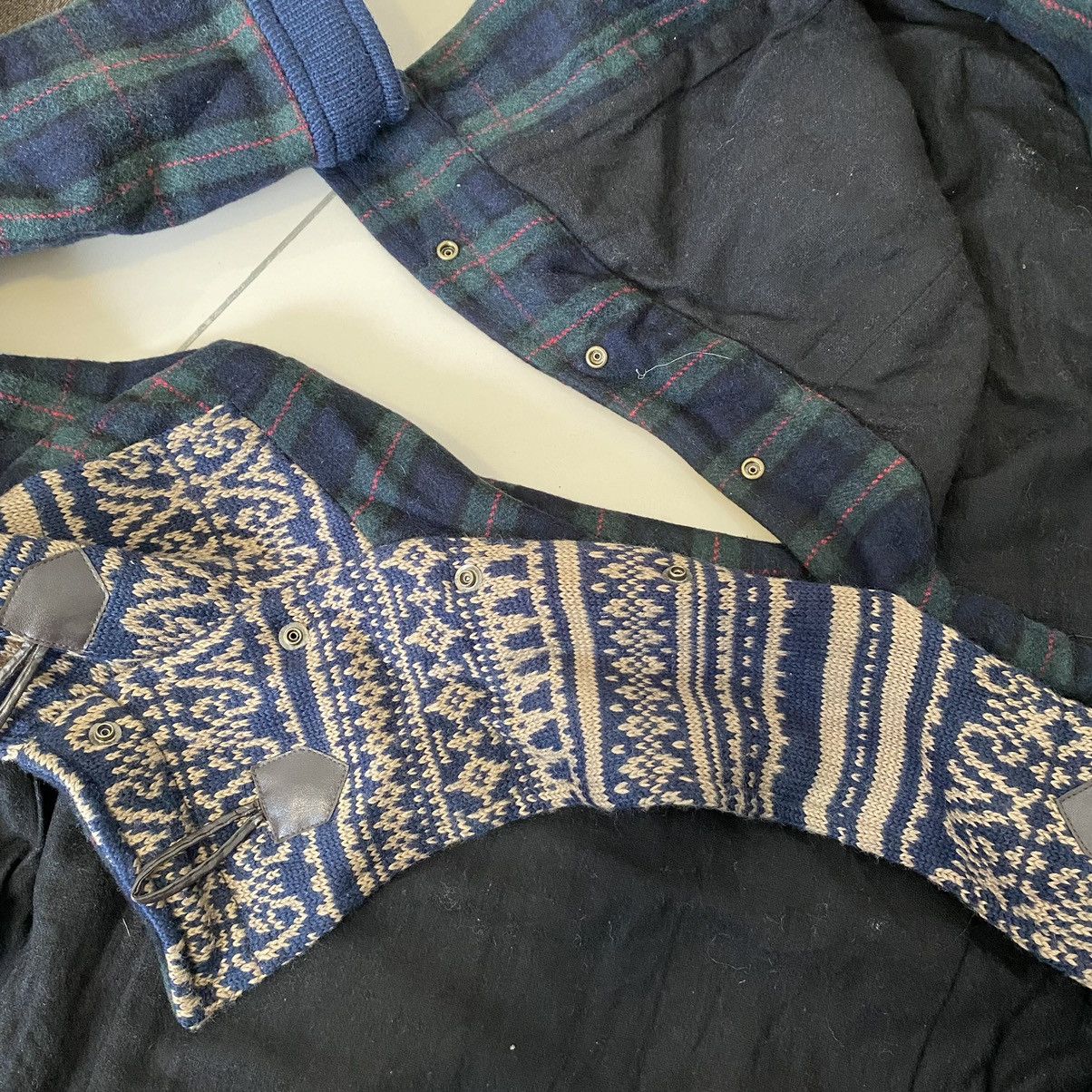 Vintage Vintage Japanese Knitted Duffle Hoodie Jacket Size US S / EU 44-46 / 1 - 13 Thumbnail