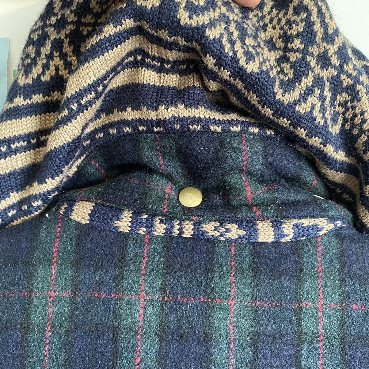 Vintage Vintage Japanese Knitted Duffle Hoodie Jacket Size US S / EU 44-46 / 1 - 8 Thumbnail