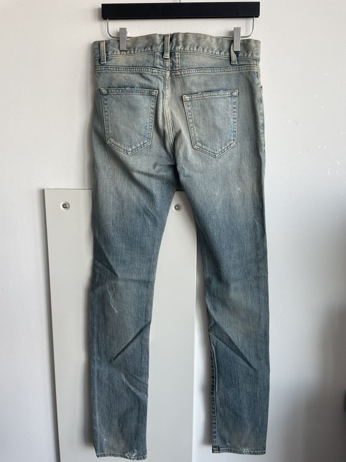 Hedi Slimane × Saint Laurent Paris Super Rare Saint Laurent Trash Denim by Hedi Slimane Size US 29 - 23 Thumbnail