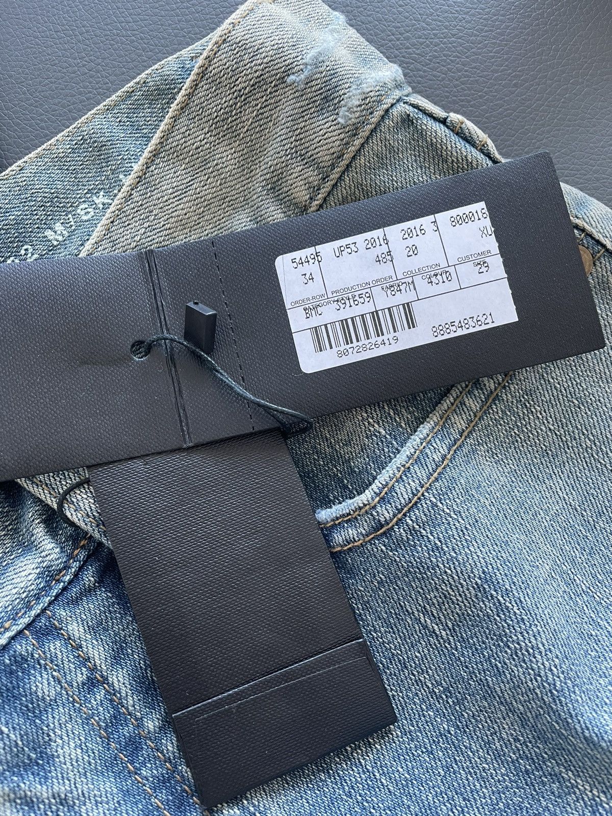 Hedi Slimane × Saint Laurent Paris Super Rare Saint Laurent Trash Denim by Hedi Slimane Size US 29 - 18 Thumbnail