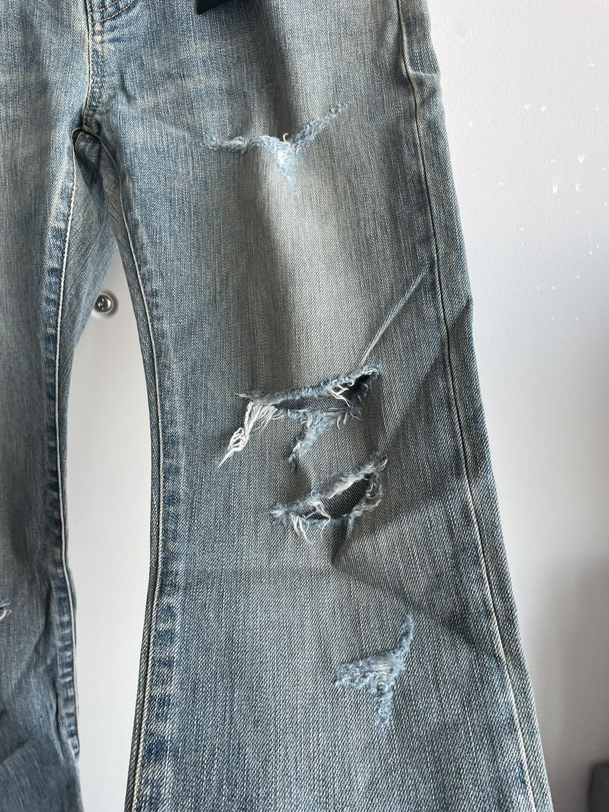 Hedi Slimane × Saint Laurent Paris Super Rare Saint Laurent Trash Denim by Hedi Slimane Size US 29 - 3 Thumbnail