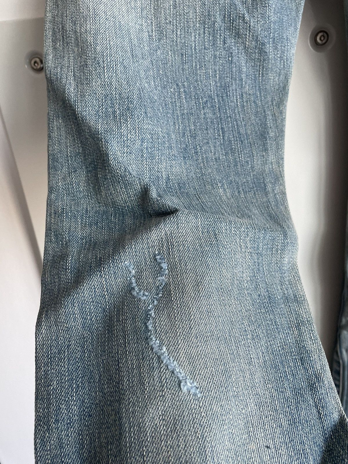 Hedi Slimane × Saint Laurent Paris Super Rare Saint Laurent Trash Denim by Hedi Slimane Size US 29 - 24 Thumbnail