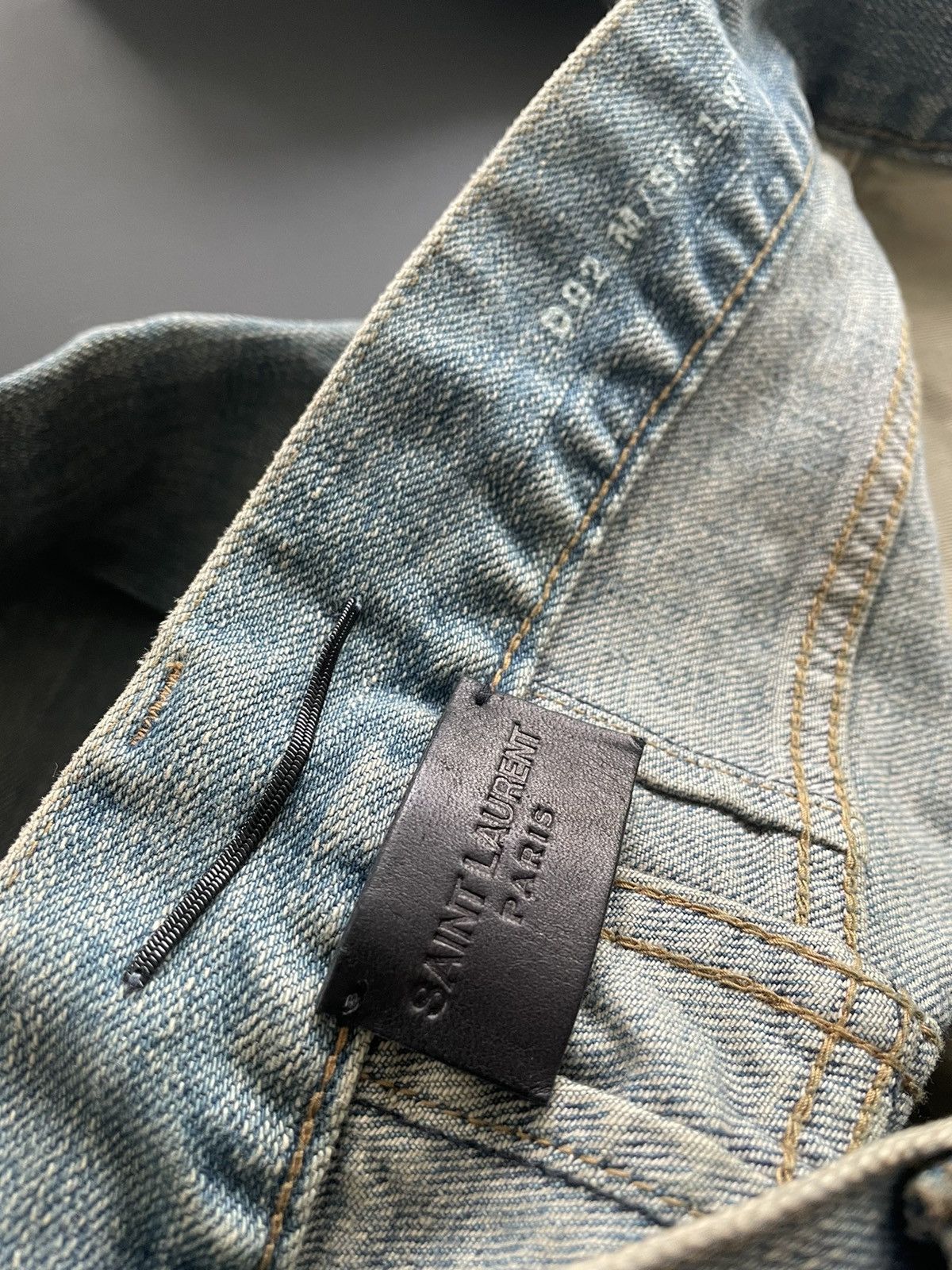 Hedi Slimane × Saint Laurent Paris Super Rare Saint Laurent Trash Denim by Hedi Slimane Size US 29 - 6 Thumbnail