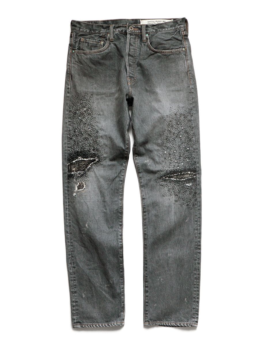 Kapital KAPITAL 14oz black denim pants monkey cisco jeans 3years 32 Size US 32 / EU 48 - 2 Thumbnail