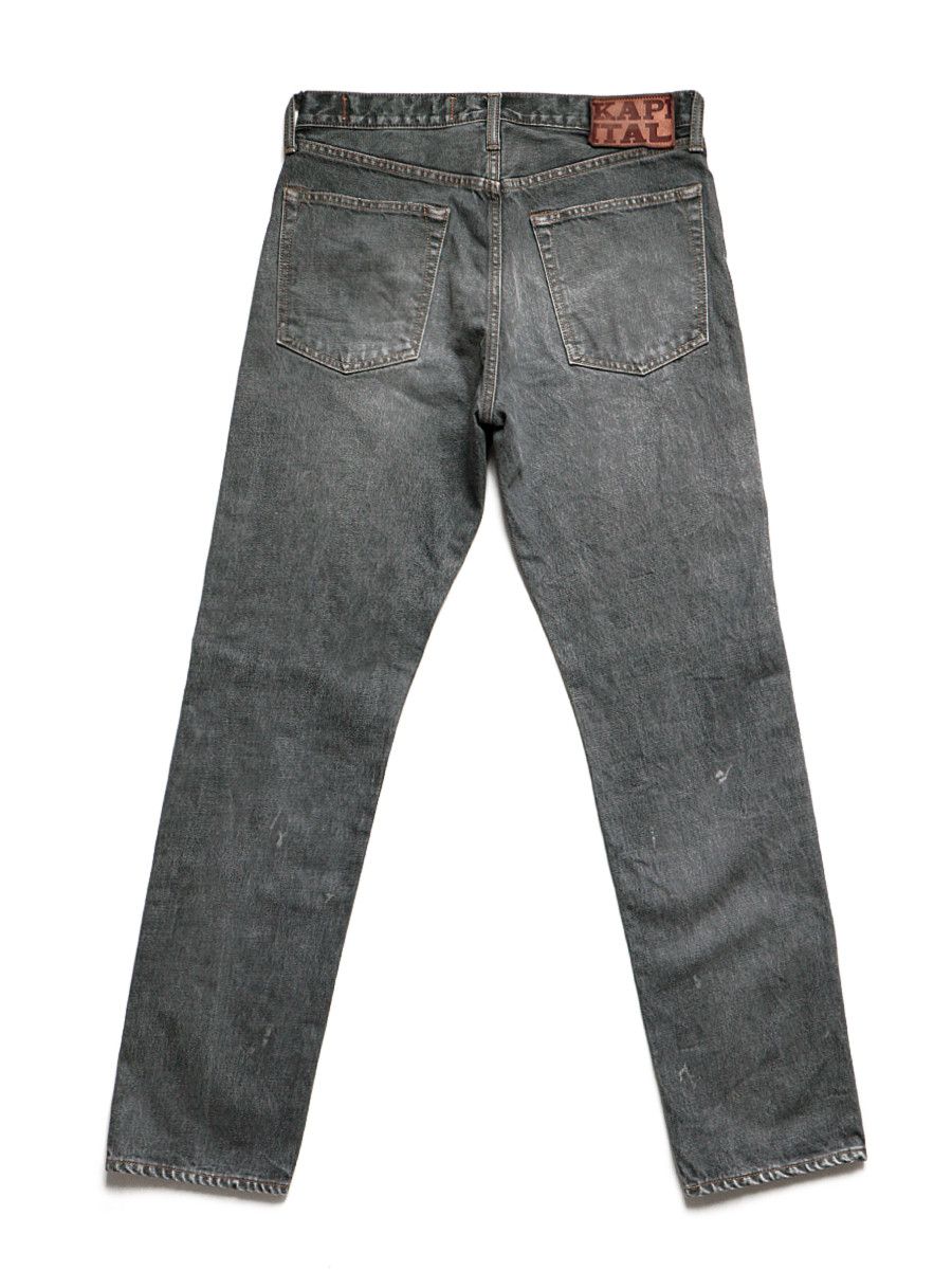 Kapital KAPITAL 14oz black denim pants monkey cisco jeans 3years 32 Size US 32 / EU 48 - 3 Thumbnail