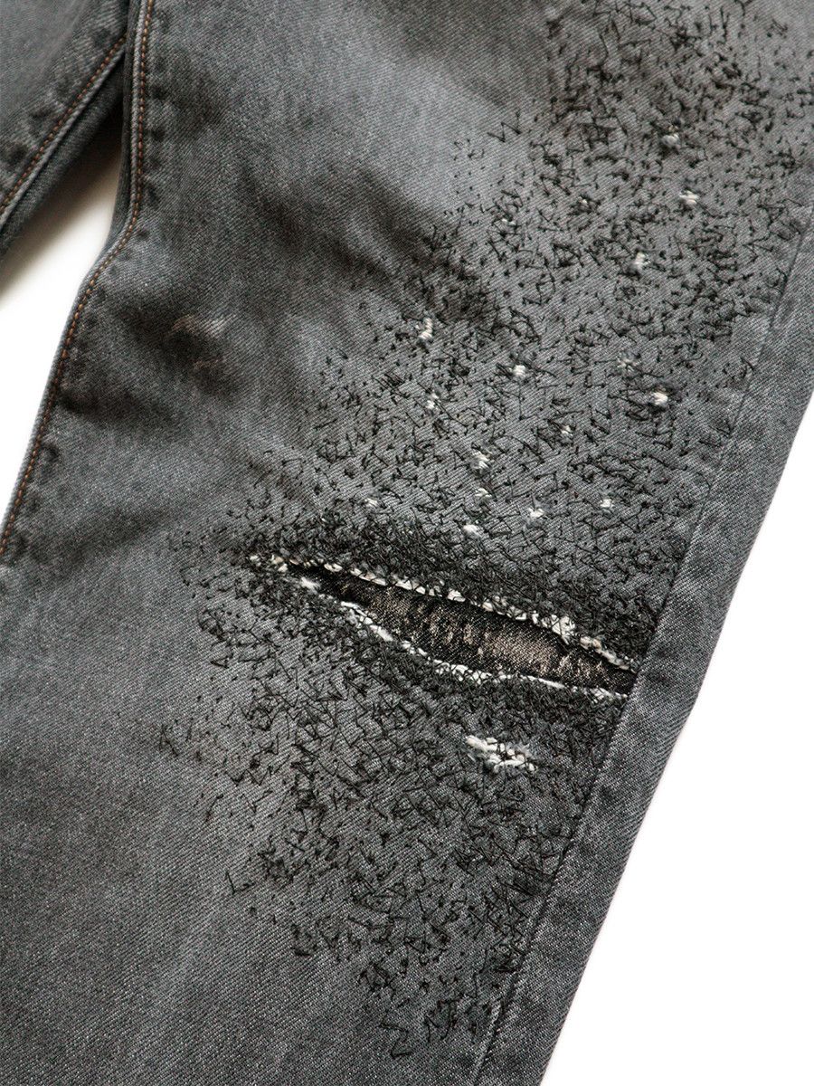 Kapital KAPITAL 14oz black denim pants monkey cisco jeans 3years 32 Size US 32 / EU 48 - 6 Thumbnail
