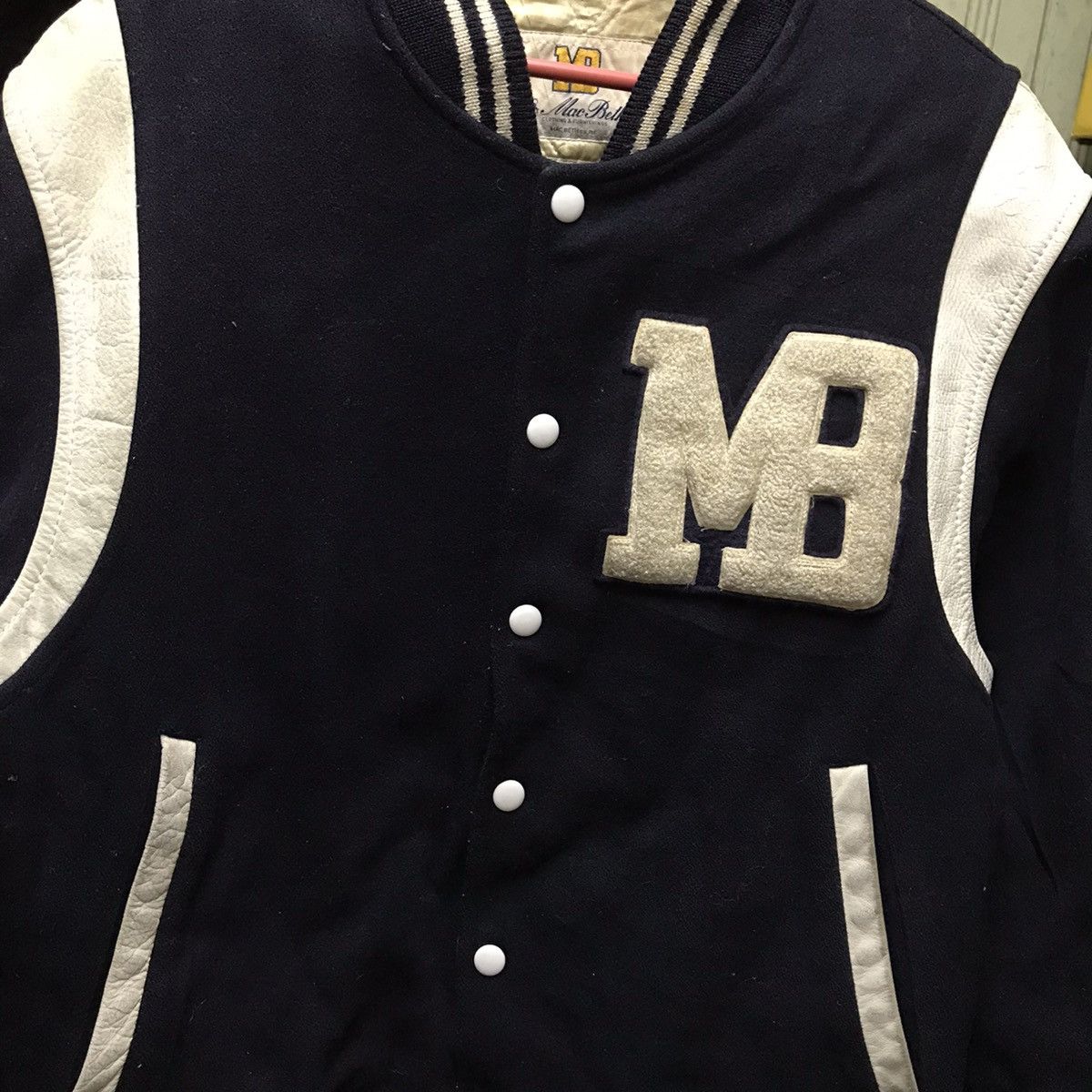 Macbeth Macbeth Varsity Jacket Mac Beth Streetwear Hip Hop Jacket Size US L / EU 52-54 / 3 - 7 Thumbnail